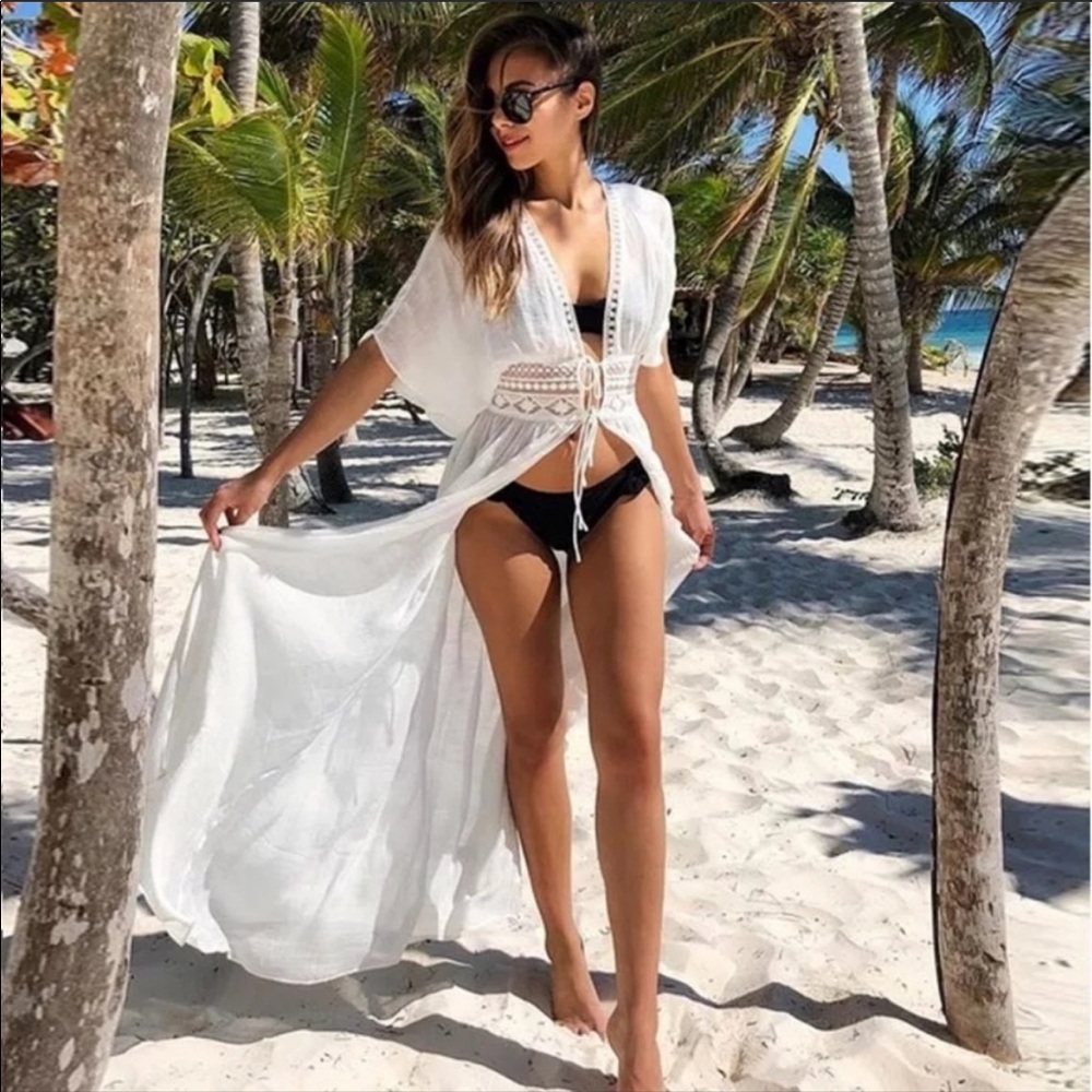 Front Tie Kimono